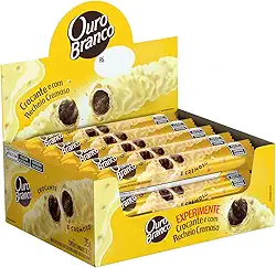 Ouro Branco - Stick Wafer Recheado pacote com 15 unidades de 25g