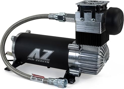 Black & Silver 200 PSI Air Zenith OB3 Air Compressor | 4.5 CFM | 12-Volt | 100% Duty Cycle
