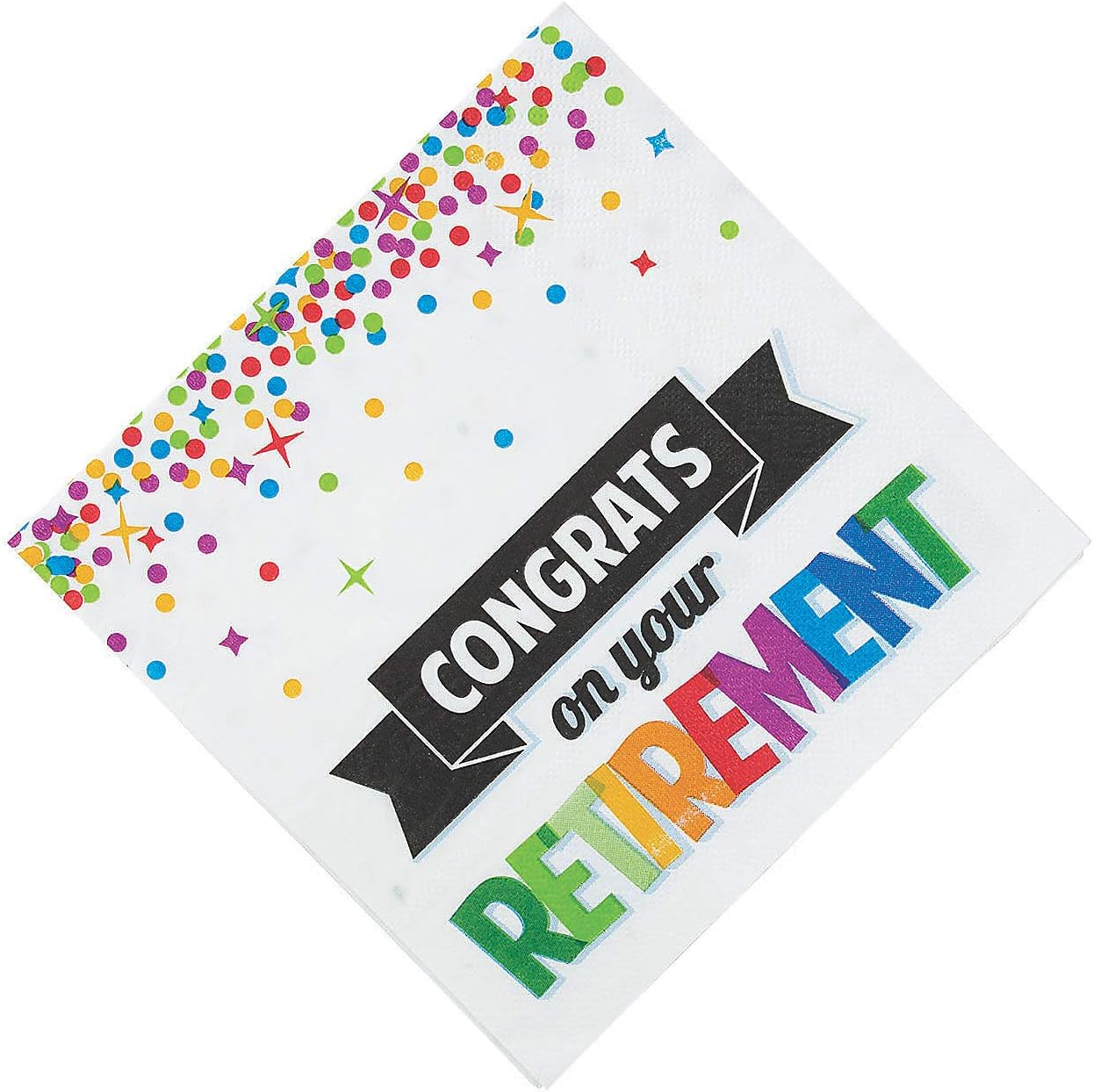 Retirement Luncheon Paper Napkins - Party Supplies - 16 Pieces