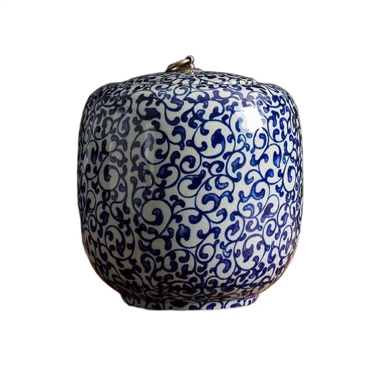zhangrui1888 Tea Canister Chinese Tea Canister Ceramic Sealing Jar Household Large Storage Warehouse Retro Loose Leaf Universal Tea Storage(XL)