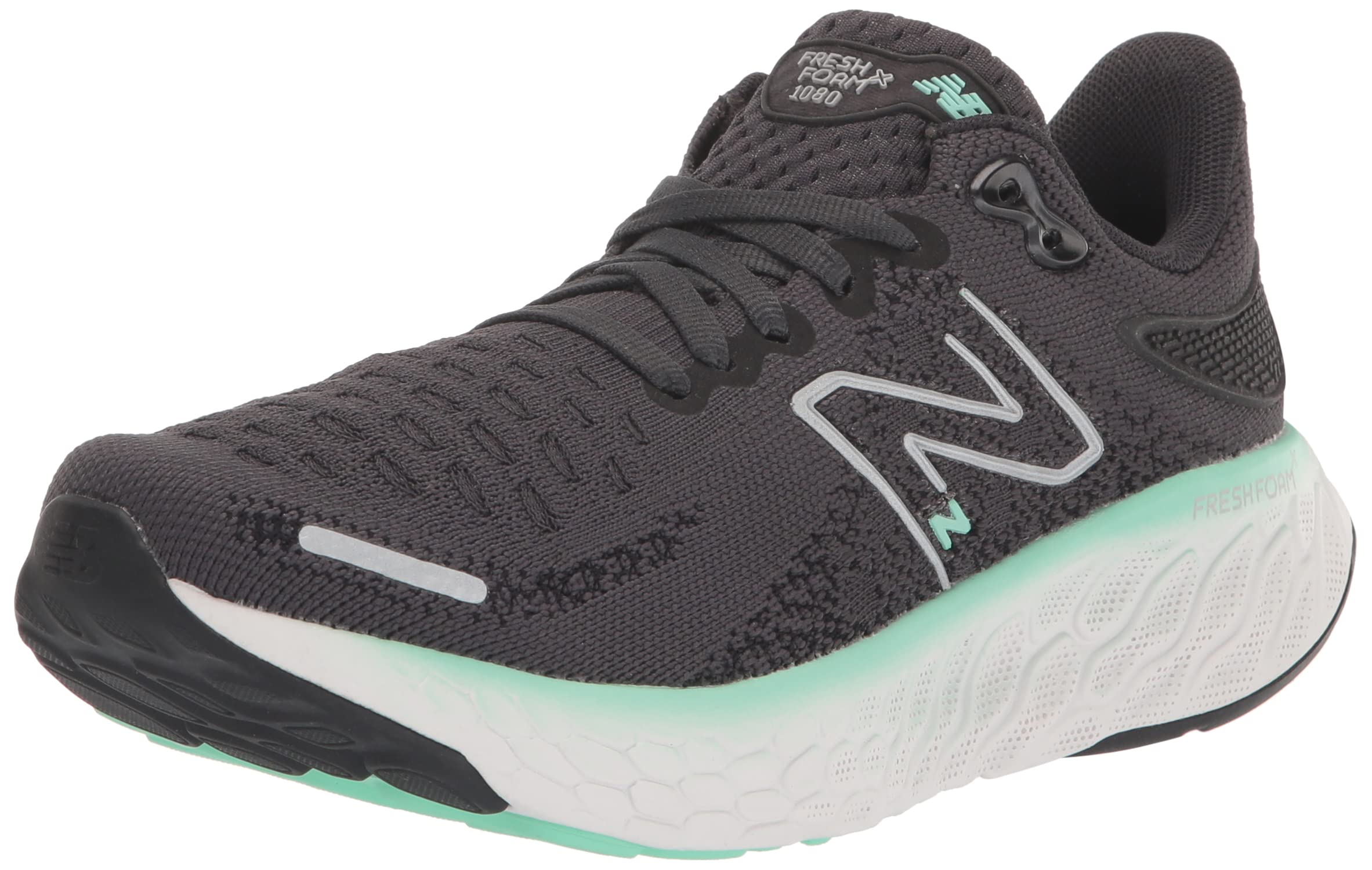 New Balance Women's Fresh Foam X 1080 V12 Running Shoe 7 Phantom/Bright