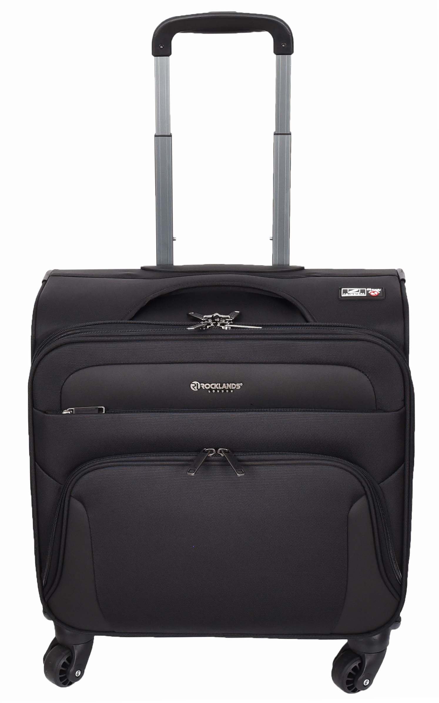 Valigetta Da Pilota Lewes In Ecopelle Nera - Portadocumenti Con Lucchetto, Per Laptop E Ufficio, 46x33x20 Cm - Foto 9