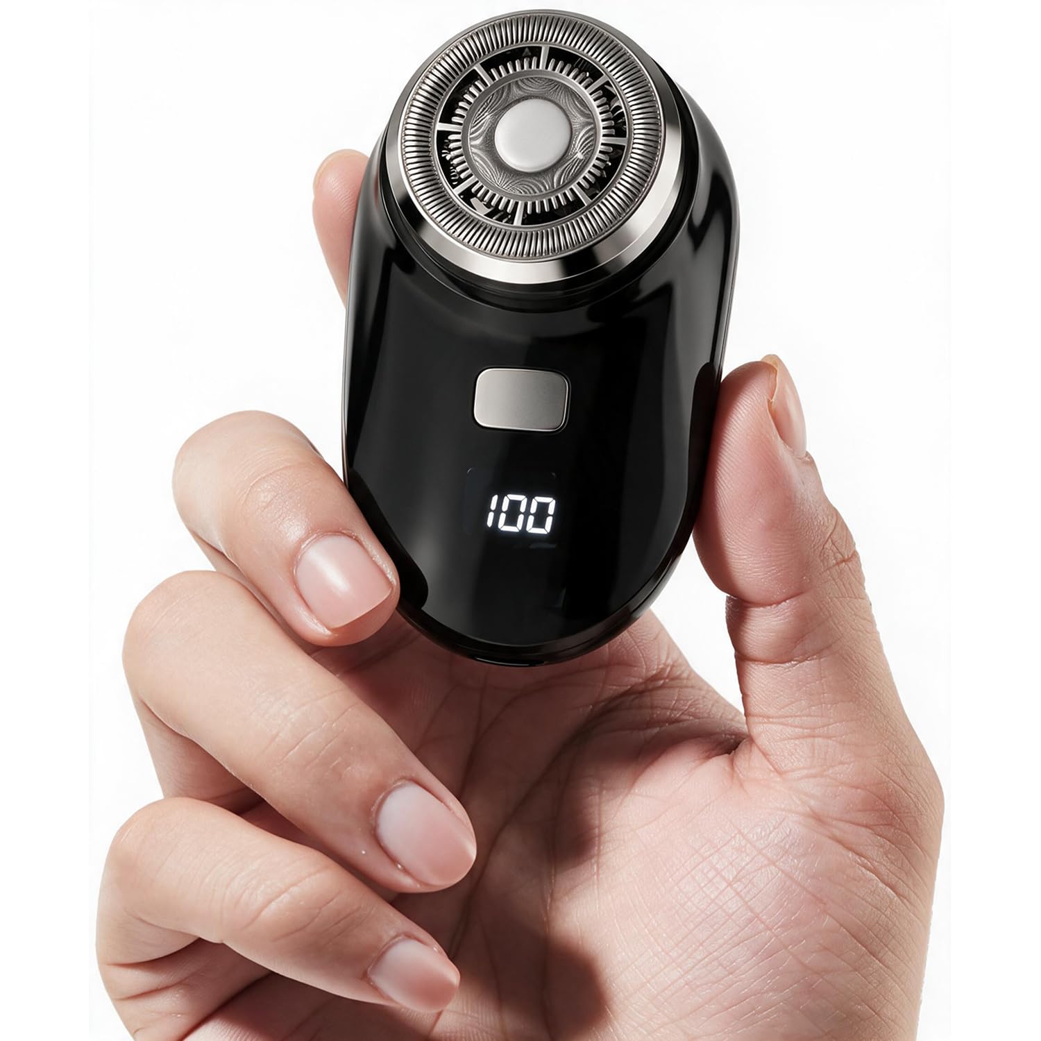 Portable Mini Electric Shaver,Travel Electric Razor for Men Black