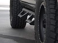 Vista 8 de Armordillo USA 7180017 AR Series - Estribos de barras de caída - Negro mate para Chevy Silverado 1500 Crew Cab 2007-2018