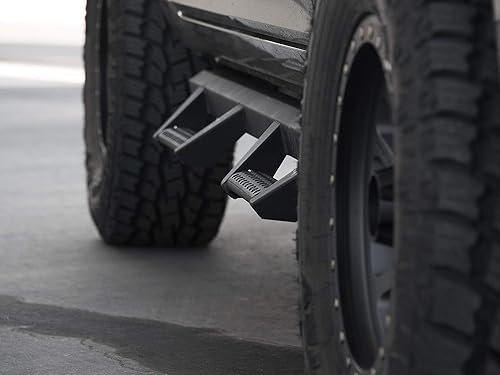 Miniatura 8 de Armordillo USA 7180017 AR Series - Estribos de barras de caída - Negro mate para Chevy Silverado 1500 Crew Cab 2007-2018