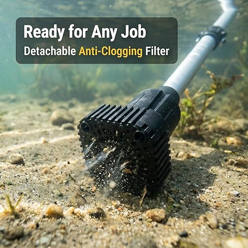 Miniatura 6 de Bomba de transferencia de agua sin escobillas compatible con batería Dewalt 20V (solo herramienta), 720GPH Bomba de agua inalámbrica sumergible