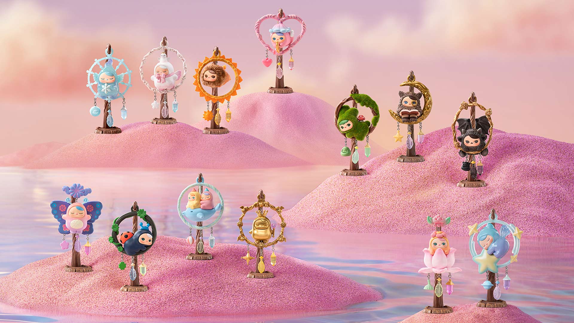 Amazon.com: POP MART PUCKY Dreamy Wishes Series Blind Box Figures