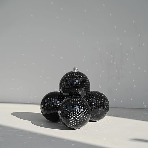Vista 23 de Yescom Espejo grande de bola de discoteca de 16 pulgadas, decoración de cristal colgante grande para decoración de fiesta de los años 70 y 80