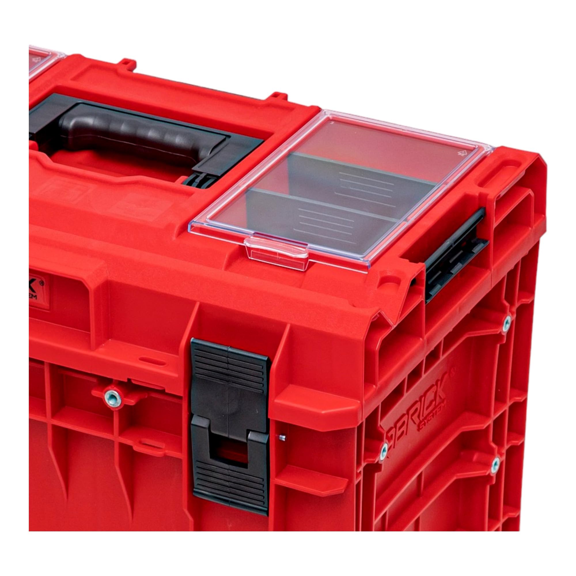 Toolbrothers RHINO ONE 450 2.0 PROFI RED ULTRA HD Custom walizka narzędziowa organizer modułowy 585 x 385 x 420 mm 52 l można układać w stos IP66
