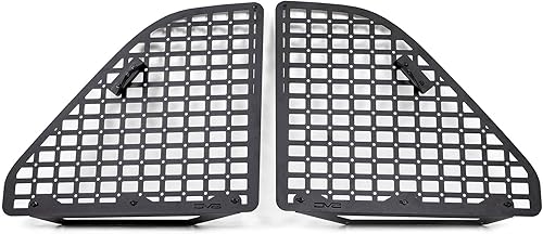 DV8 Offroad Paneles de almacenamiento Molle para ventana trasera para Jeep Wrangler JL 2018-2023 de 4 puertas | Incluye paneles laterales del