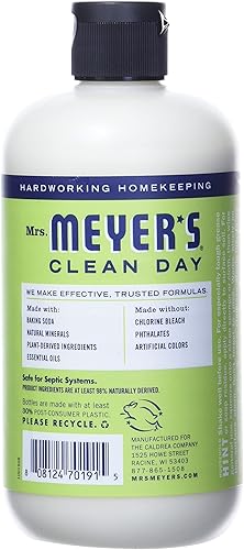 Miniatura 14 de MRS. MEYER'S Clean Day - Limpiador en crema de bicarbonato de sodio, corta la grasa, esmalte sin arañazos, verbena de limón, 16 onzas líquidas