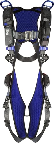 3M 1113073 DBI-SALA ExoFit X300 Arnés de seguridad de rescate, protección contra caídas de rescate de recuperación, OSHA, ANSI, anillos en D de