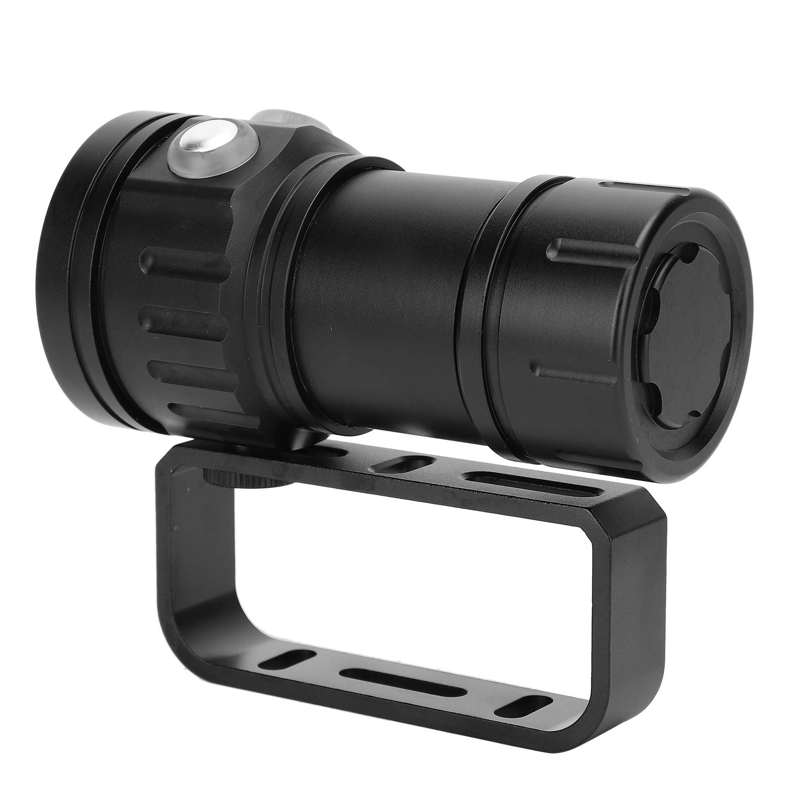 Jopwkuin Diving Lamp, Underwater Lamp Aluminum Material Portable Size Clear Lens for Diving for Exploration for Swimming
