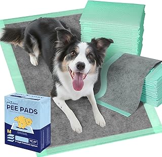 Pawtasy PIPI Matten für Hunde mit Aktivkohle gegen Gerüche Welpen Unterlagen Einweg Große Puppy Pads Auslaufsicher & Saugstark Trainingspads Weich & Hautfreundlich 71 x 86 cm (50 Stück)