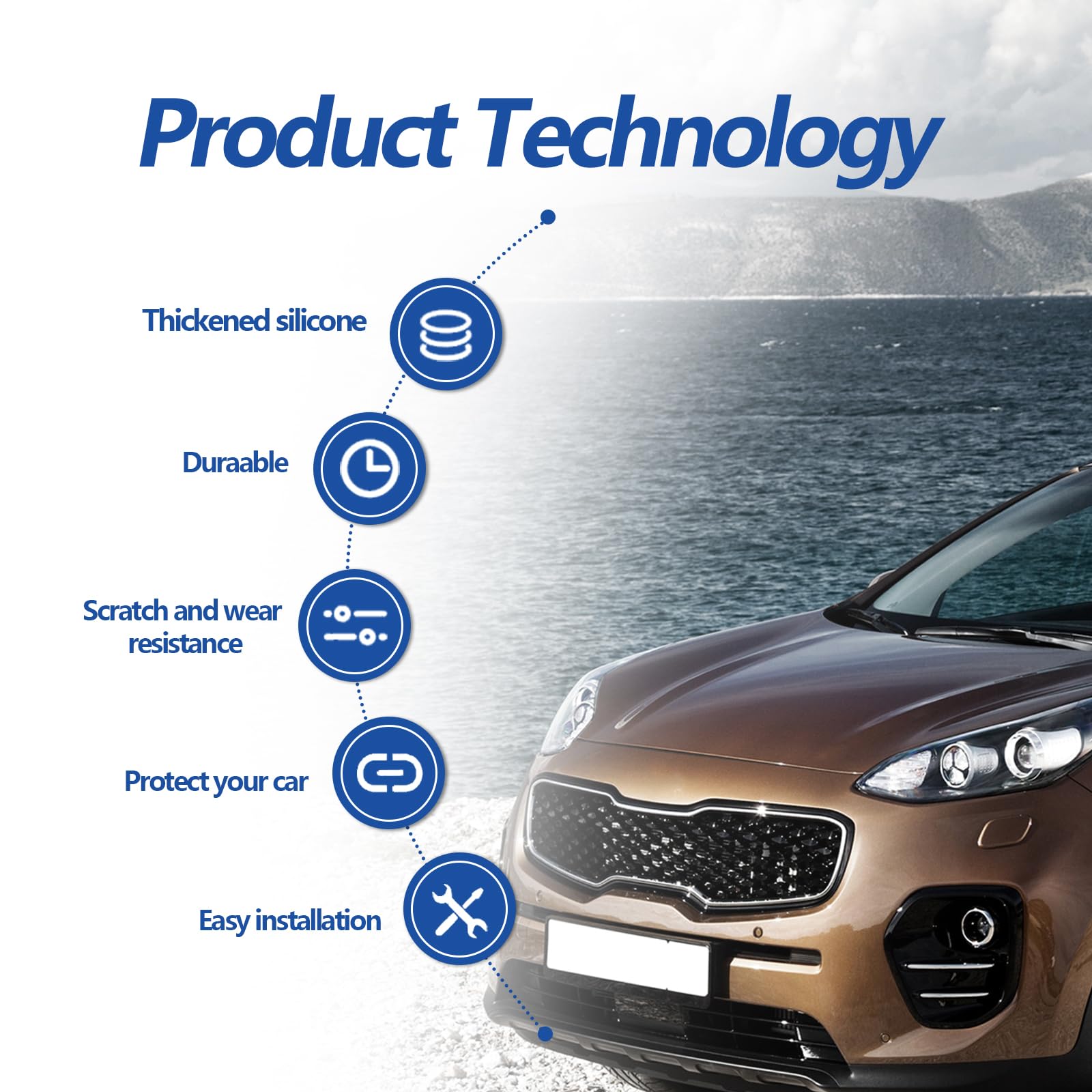 Lot De 4 Protections Pivotantes En Silicone – Bouchons De Bras D 'essuie-glace Durables, Anti-poussière Et Imperméables Pour Voiture, Camion, SUV – Empêche Les Feuilles, Les Débris, Ajustement