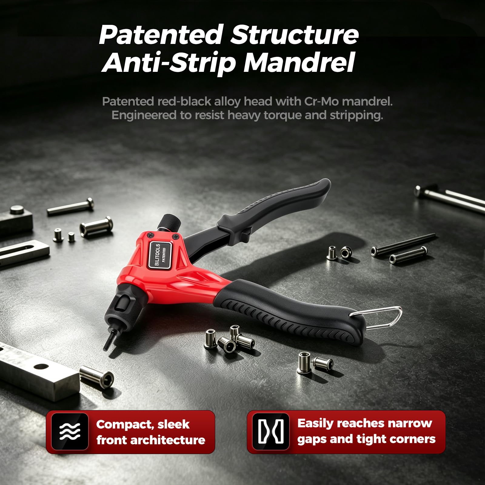 BILITOOLS Rivet Nut Tool Kit - Easy Installation -4 BILITOOLS Rivet Nut Tool Kit - Easy Installation -4