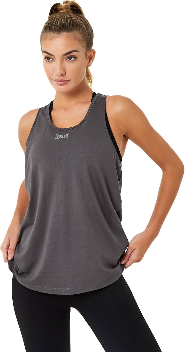 Top Deportivo Everlast para Mujer con Espalda Cruzada y Detalle de Giro | para fitness femenino