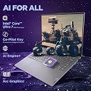 Lenovo Yoga Slim 7 Intel Core Ultra 7 155H 14"(35.5cm) WUXGA-OLED 400Nits Laptop (32GB RAM/1TB SSD/AI PC/2Wx4 Speakers/Windows 11/Office Home 2024/1Yr ADP Free/Grey/1.39Kg), 83CV00D3IN gallery image