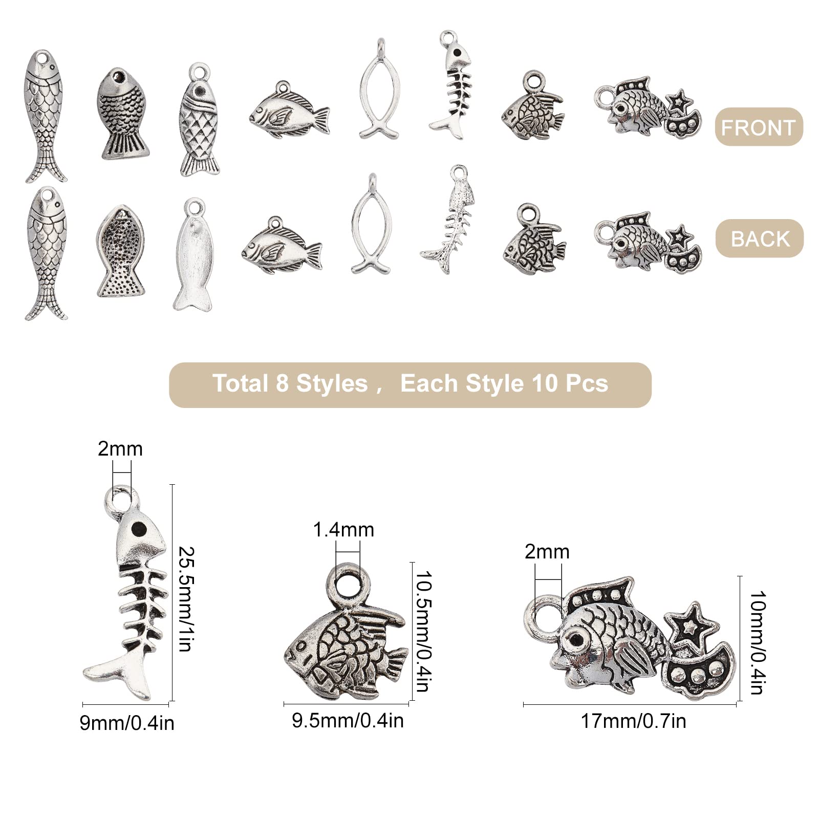 Anhänger Fische: Lachse, Charms In Silber & Gold Günstig Kaufen