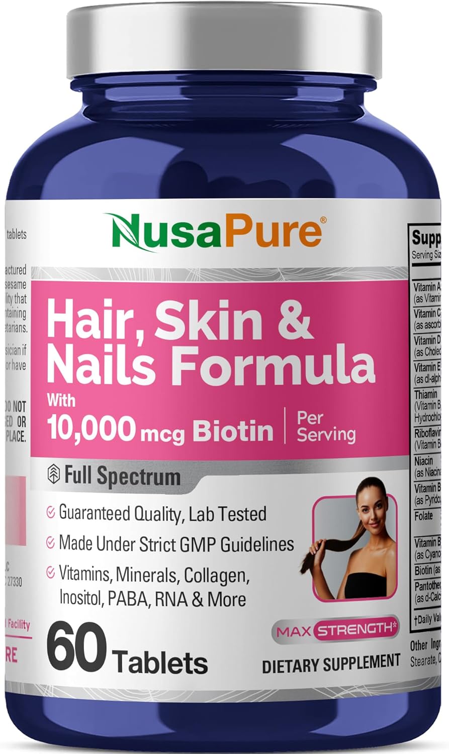 NusaPure Hair, Skin & Nails Formula...