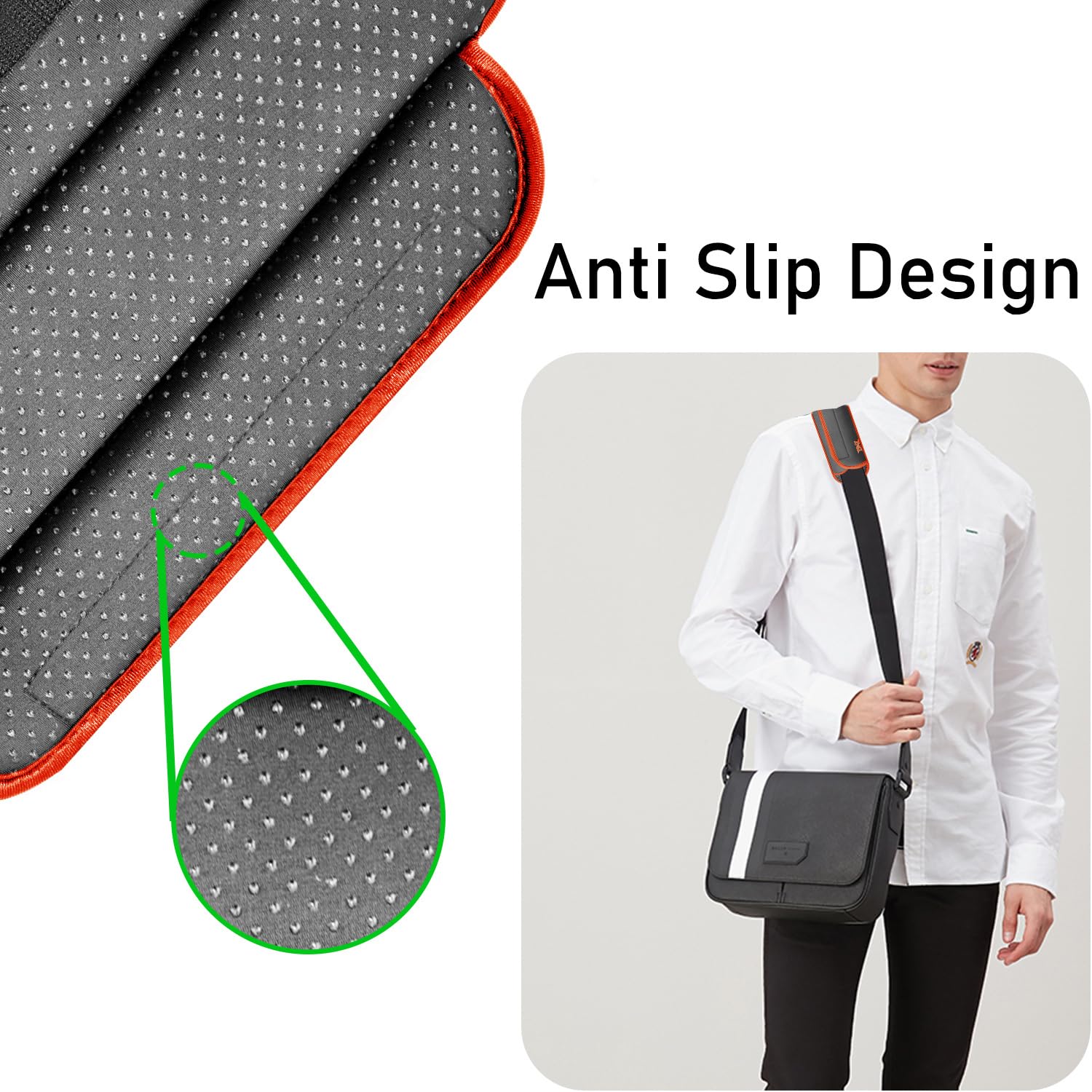Amazon.co.jp: [ZINZ] ショルダーパッド 超厚手の 肩パッド 長め 滑り