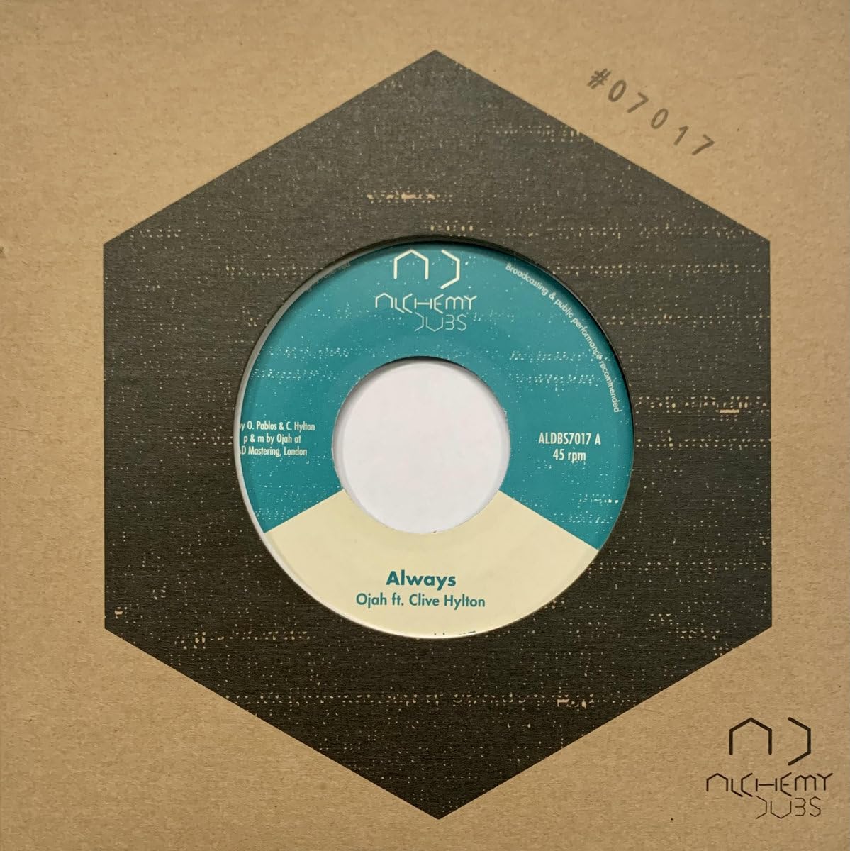 Always / Always Dub [7" VINYL]