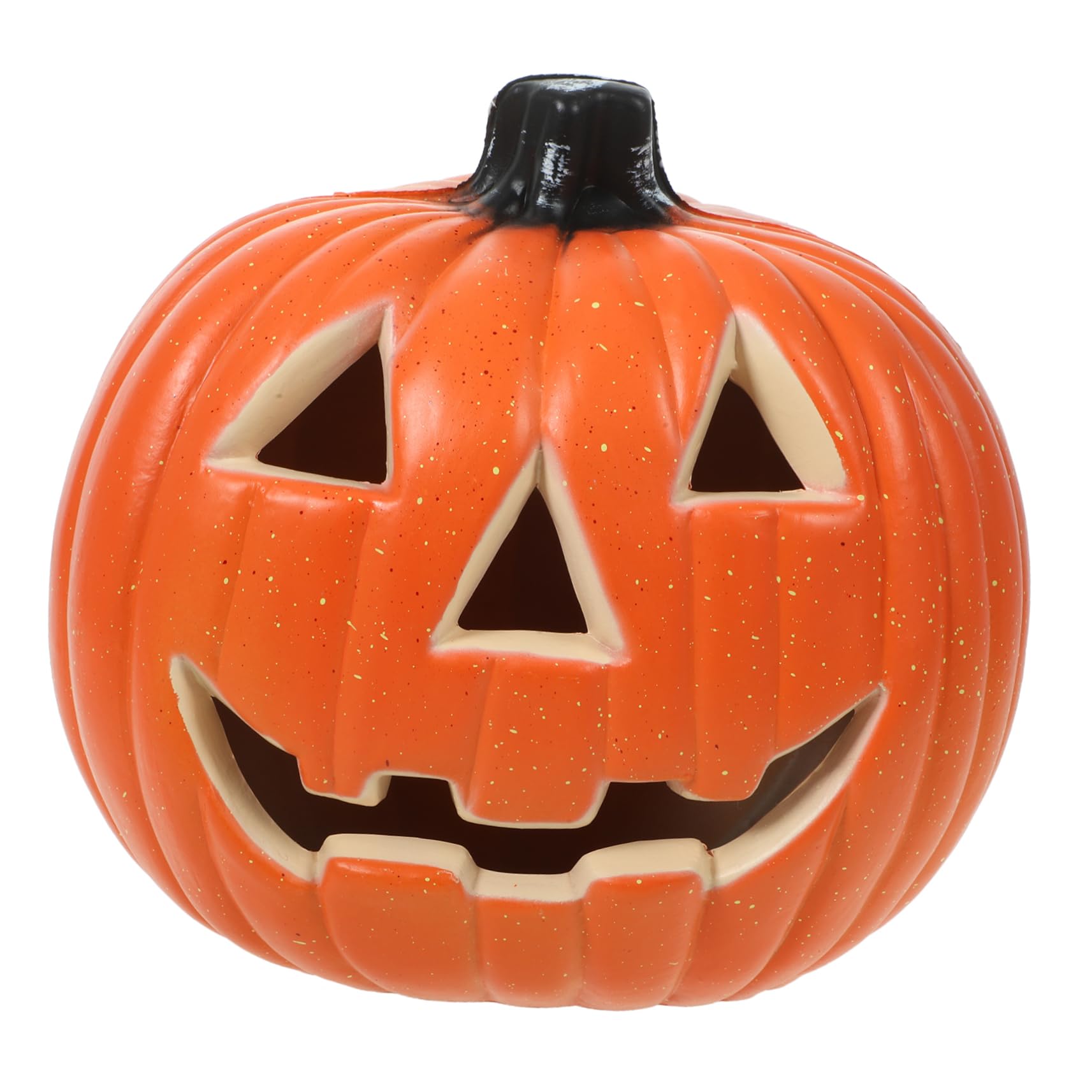 HEALLILY Halloween Pumpkin Skull Lantern Led Light-up Decor Indoor/Outdoor Decor Battery Operated Skull Pumpkin Lamp