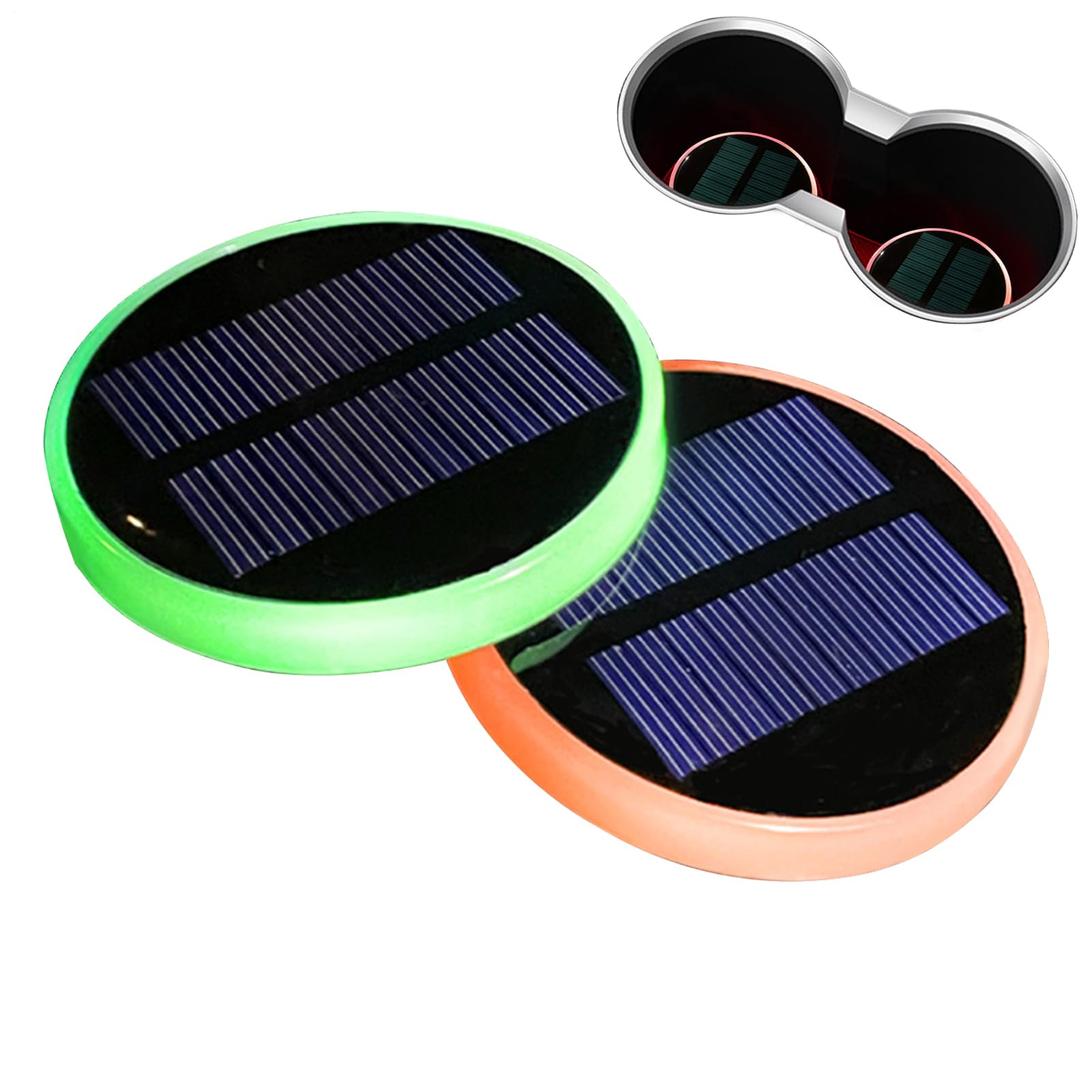 Dessous de verre LED voiture USB lumière porte-gobelet habitacle