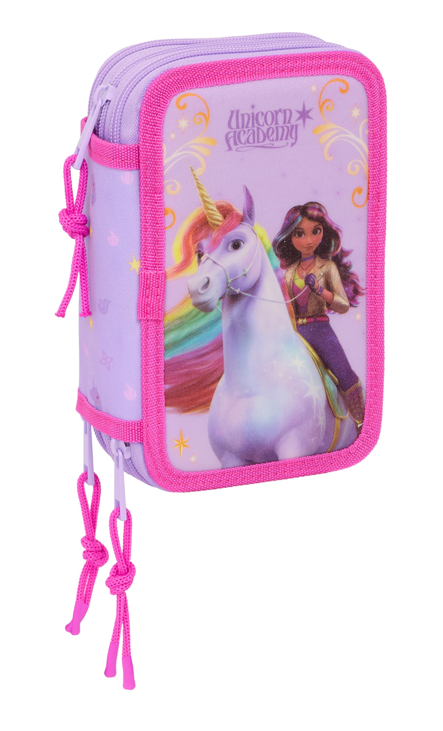 Safta Frozen Spirit - Trousse Triple, Trousse Pour Enfant, Idéale Pour