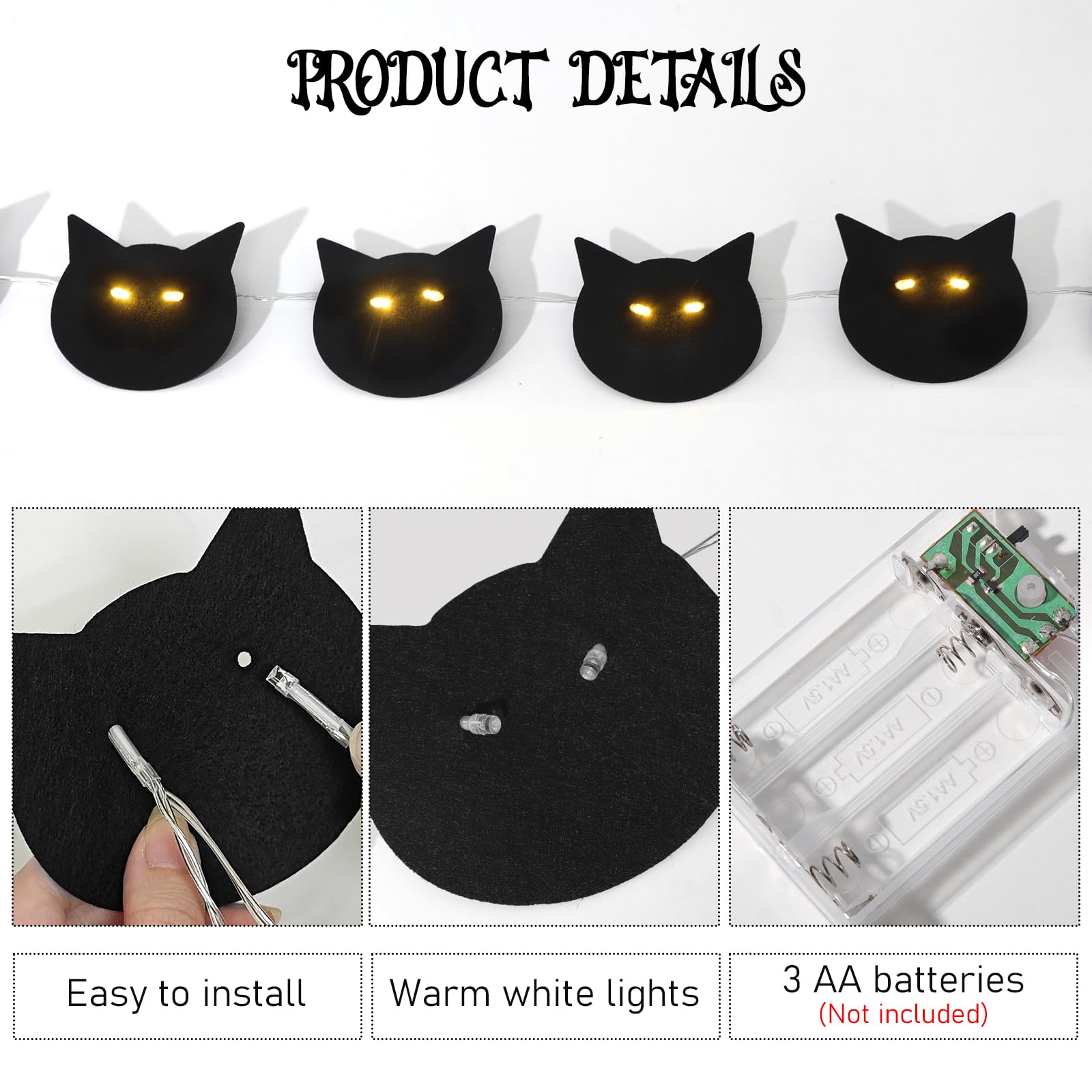 Amazon.co.jp: バニーコーラス ハロウィンガーランド 7フィート