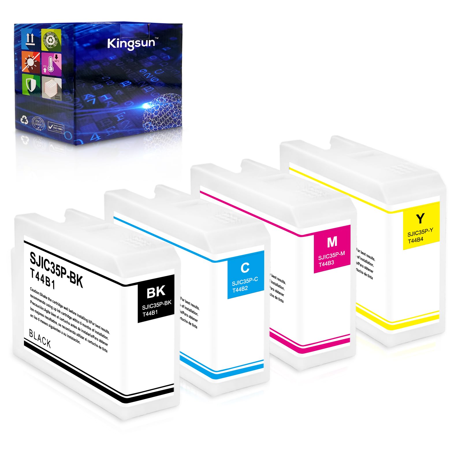 Amazon.com: KSUMEI SJIC35P Remanufacture Ink Cartridge T44B1 T44B2