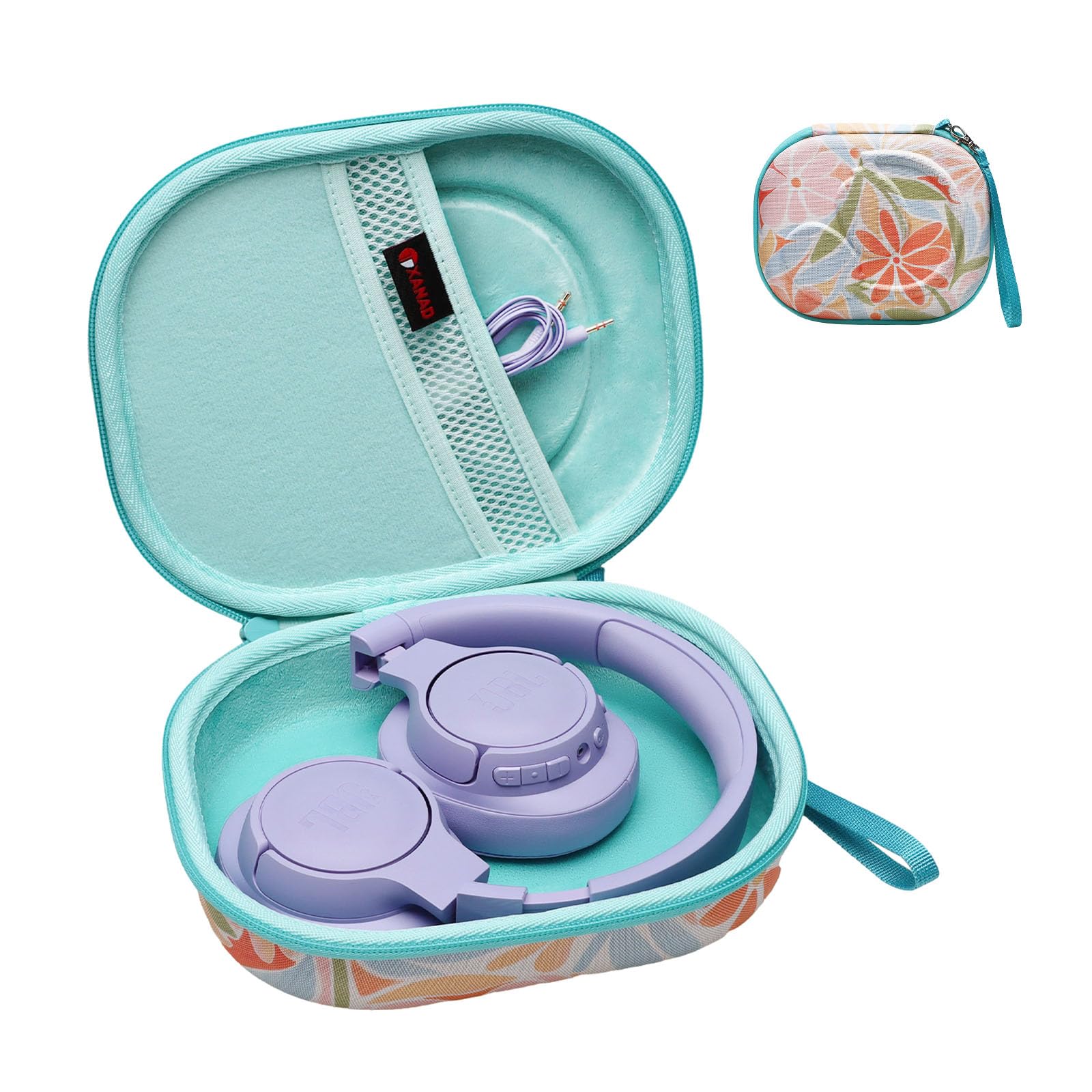 XANAD Hard Case for JBL Tune 510BT / 660NC / 710BT / 760NC / 720BT / 520BT / 710BT / 670NC and JBL Live 660NC / 770nc / 670NC / 460NC Wireless on-ear Headphones (Light Blue)