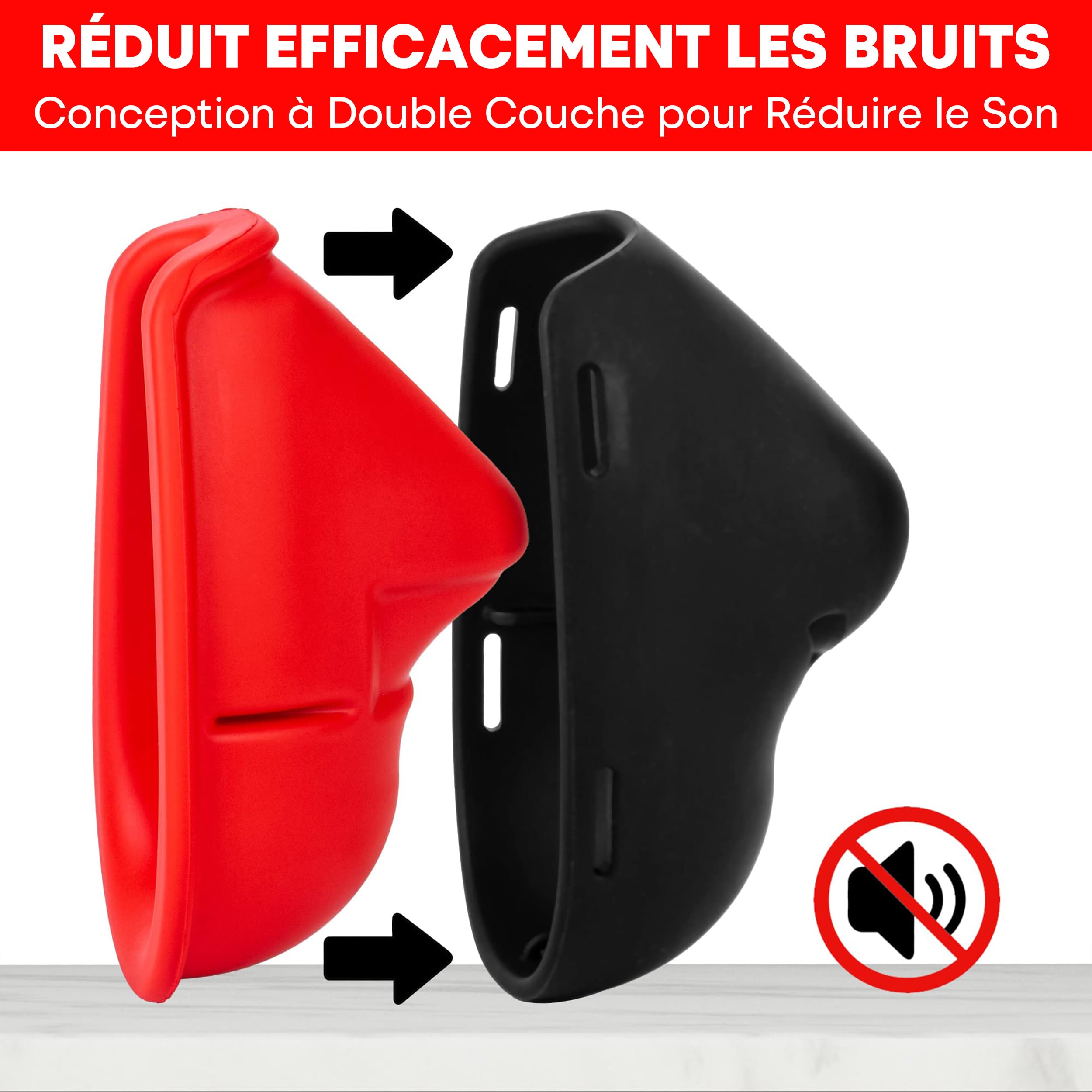 Tilcare Amortisseur de Voix Masque insonorisé pour Les chanteurs, Anti-Stress - Masque Anti-Bruit pour l'échauffement Vocal, Sensoriel, Elimination du Bruit - Sangles Amovibles réglables