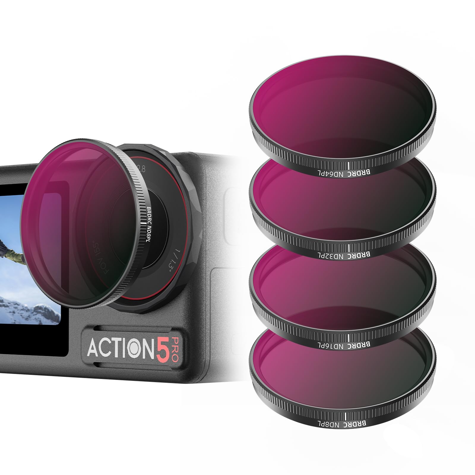 Brdrc Nd Filter For Dji Osmo Action Pro Action Desertcart INDIA