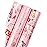 WRAPAHOLIC Christmas Wrapping Paper Roll - Mini Roll - 3 Rolls - 17 Inch X 120 Inch Per Roll - Pink Christmas tree, House, Snowflake Holiday Collection