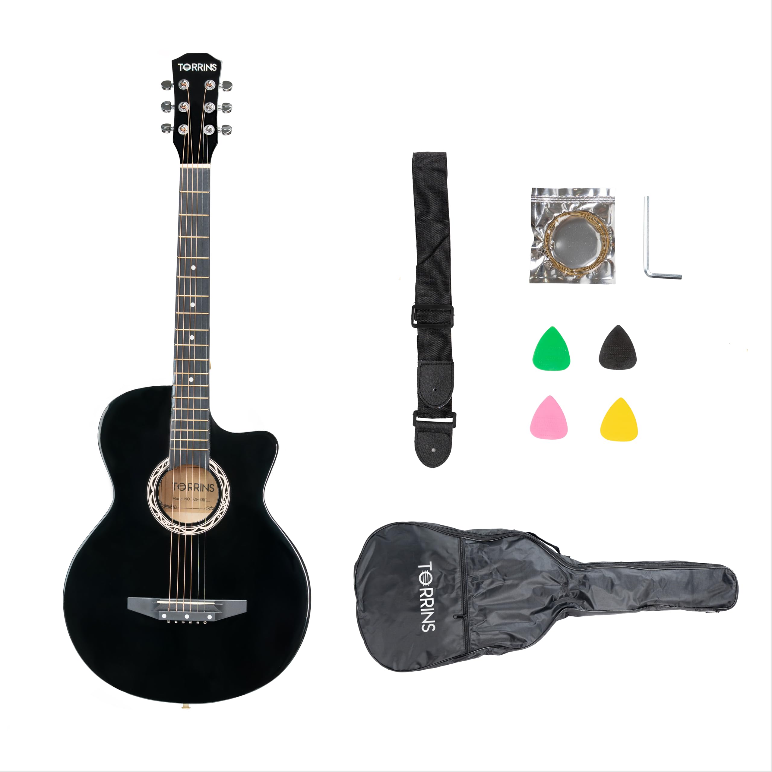 C38 Acoustic Guitar for Beginners | Guitar 38-Inch | 6-String