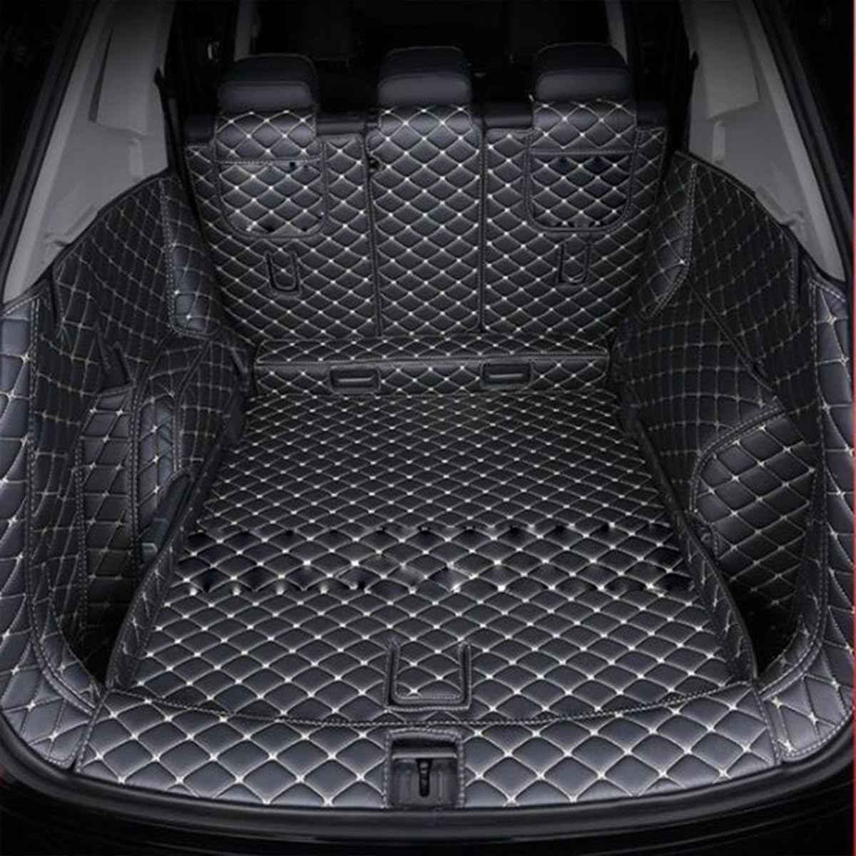 Momoap Car Full encirclement Leather Boot Cargo Liner Tray