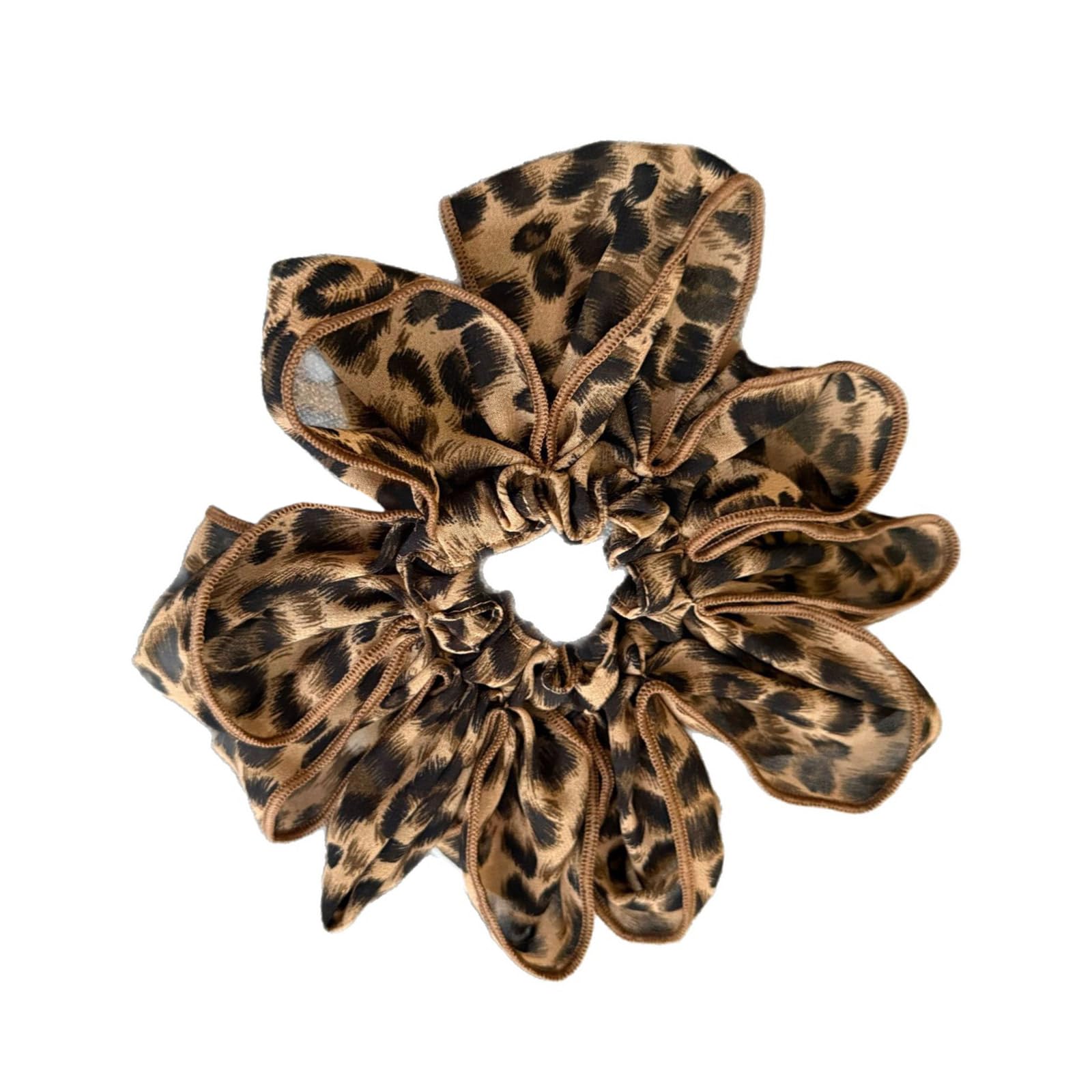 YUXITA Ruched Hair Scrunchies Thick Oversized Hair Scrunchy Elegant Rope Scrunchy Women Ponytail Holder