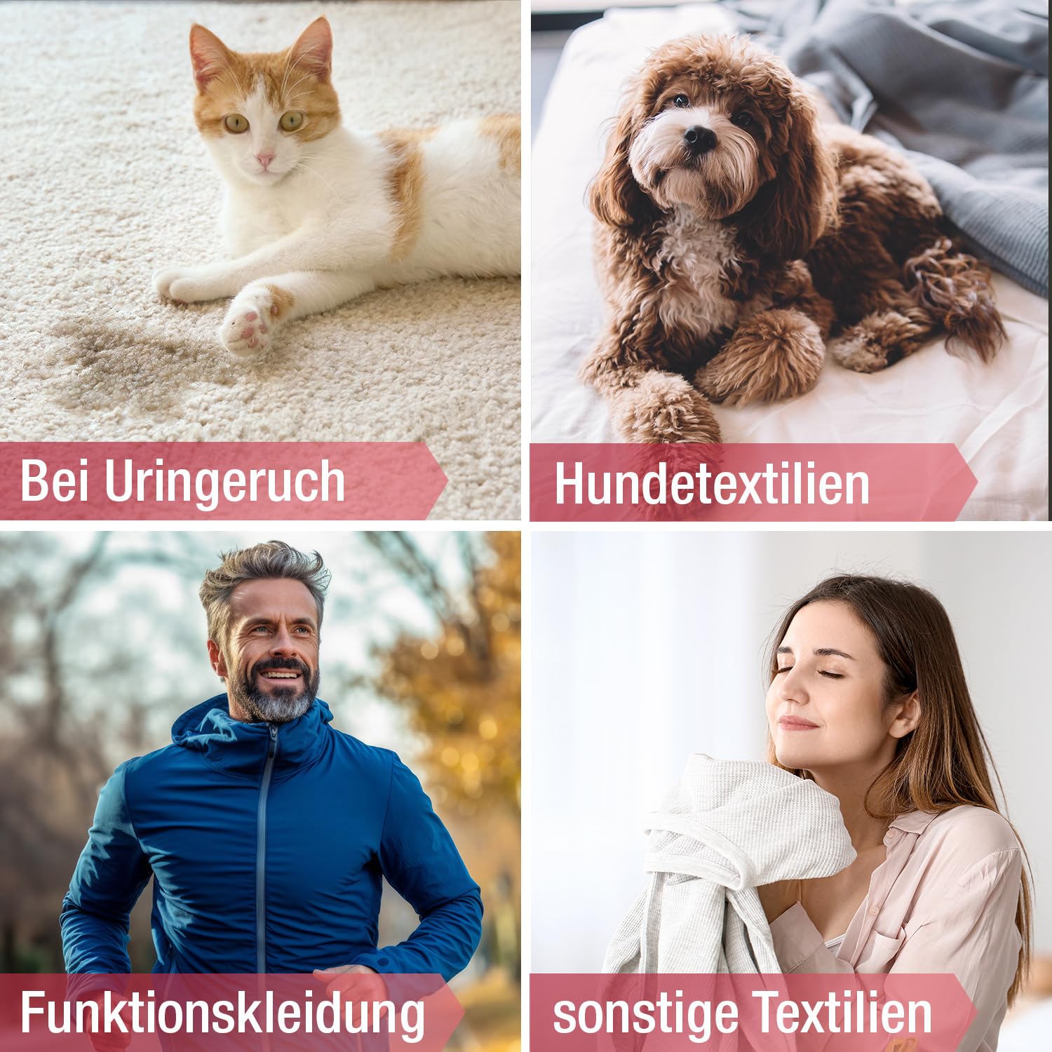 Pawlie's Geruchsentferner & Hygienespüler Wäsche gegen Katzenurin 1L | Neutralisiert Katzenurin, Tiergeruch und Schweiß in Sport- & Funktionswäsche, statt zu überdecken. Schon ab 20 Grad.