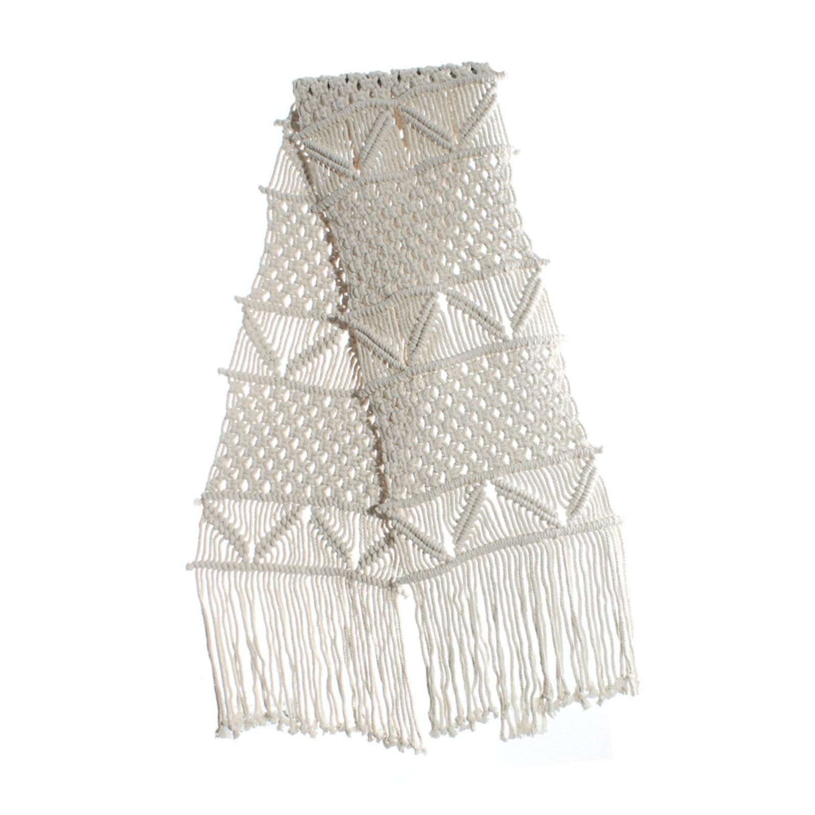 Buxuaaaa Table Runner Styles Tablecloth Table Covers for Rustics Wedding Dining Coffee Cotton Farmhouses Decors Macrames Runner
