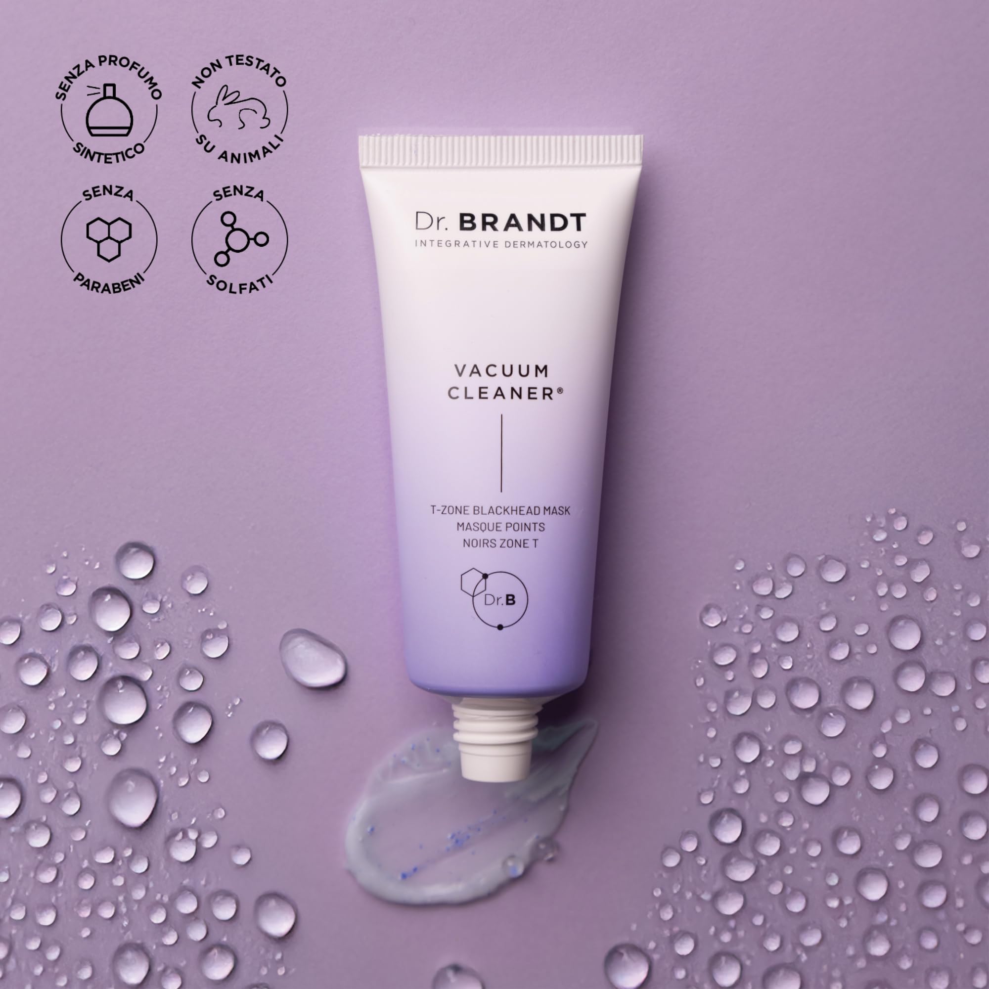 Dr. Brandt Pores No More Vacuum Cleaner - Maschera purificante pori per liberare e restringere i pori - 30 g