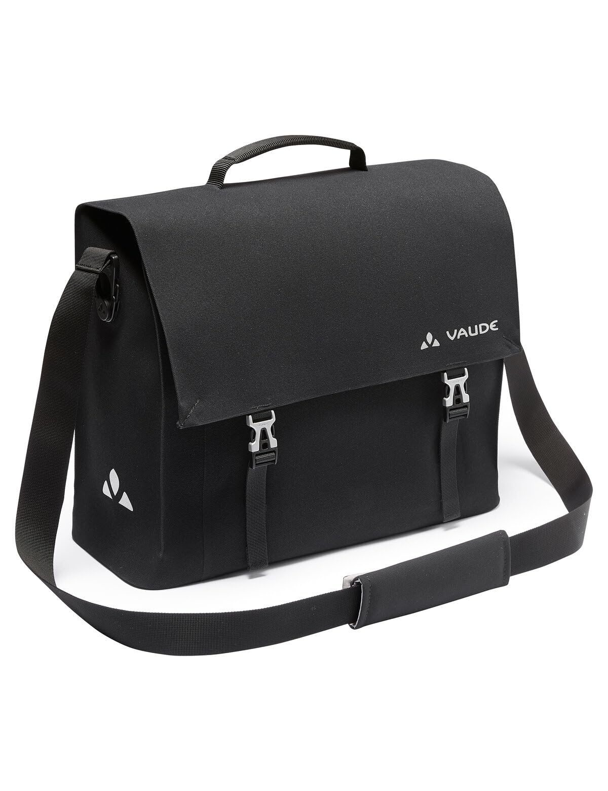 VAUDE wasserdichte Fahrradtasche für Gepäckträger, 20L mit Laptopfach 15,6", QMR 2.0 - für Pendeln und Alltag, Manufactured in Germany