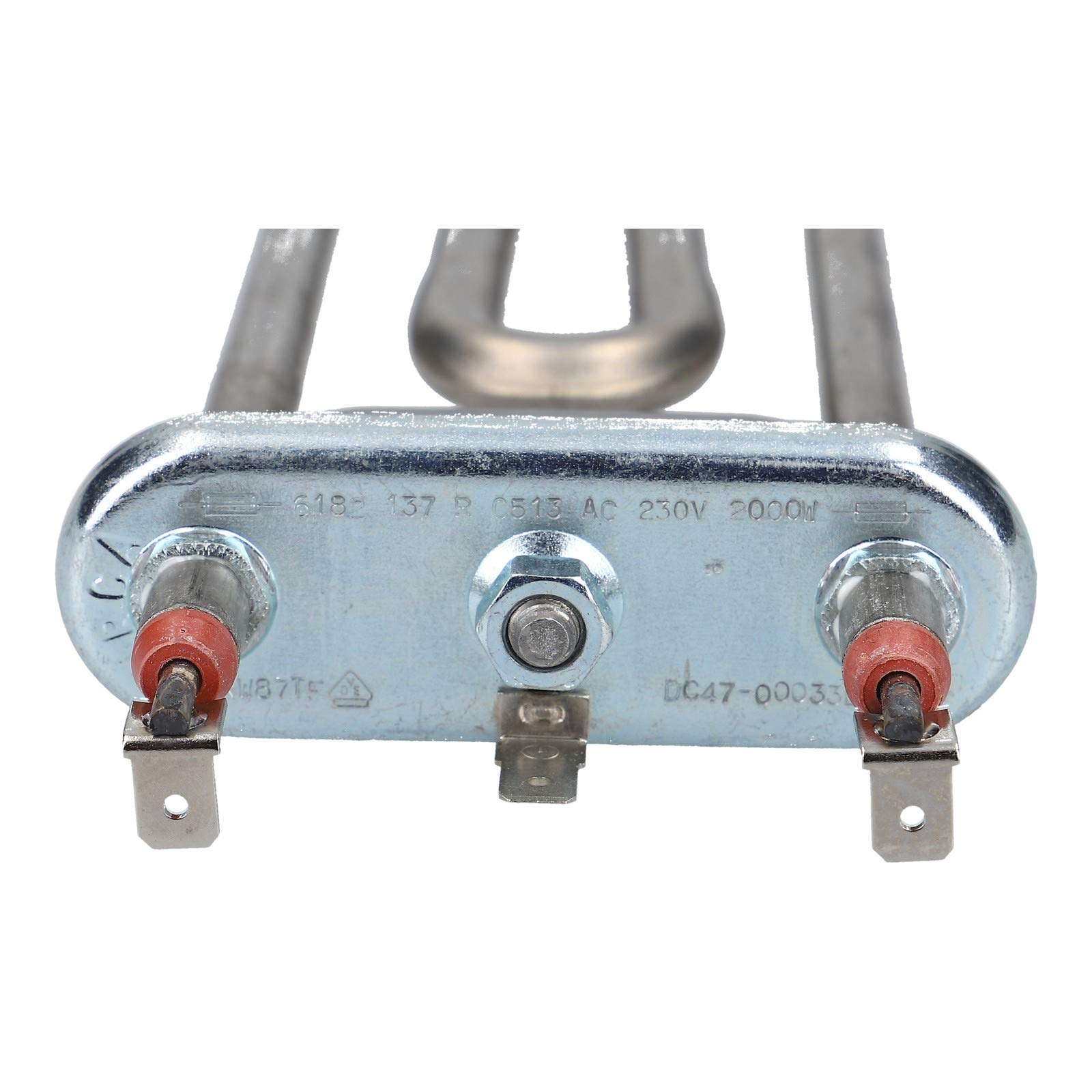 Heizelement 2000W 230V Waschmaschine Heizstab kompatibel mit Samsung DC47-00033E DC47-00033A DC47-00033B DC93-00281A DC93-00281B Waschtrockner Heizung
