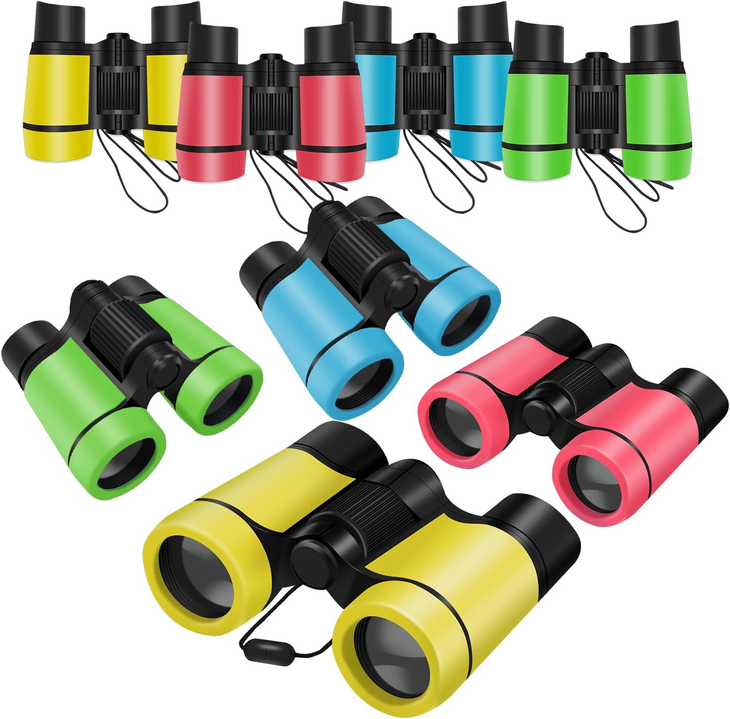 8 Pack Toy Binocular for Kids, OutToys for Ages 312 Years