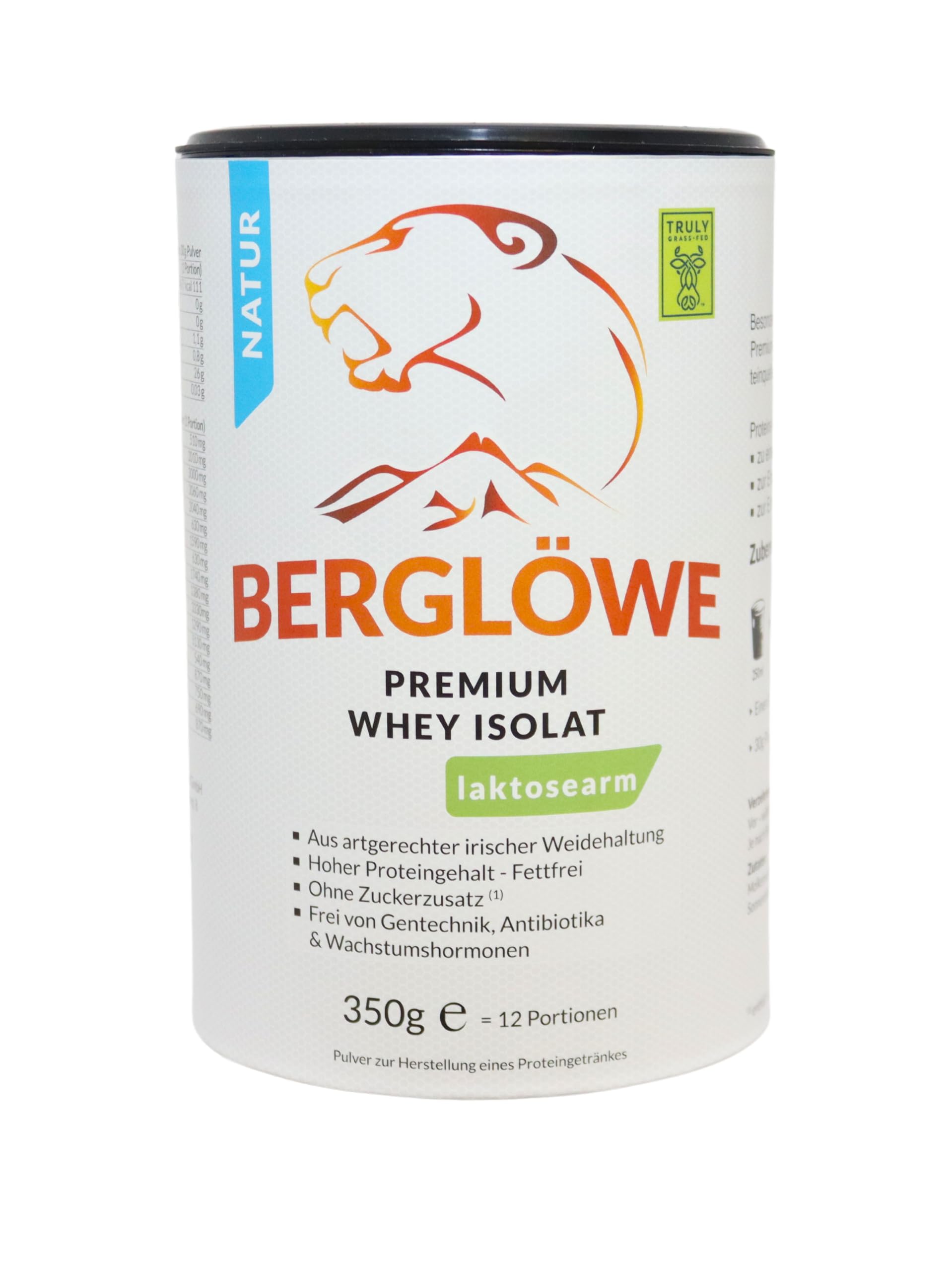 Premium Whey-Protein-Isolat, natur