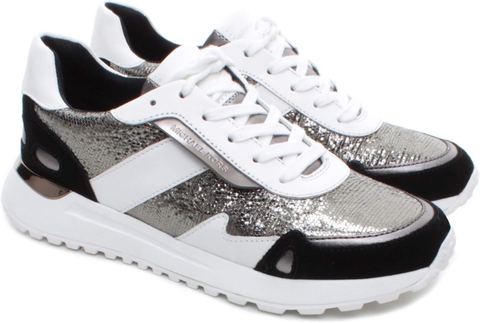 Michael Michael Kors Monroe Trainer Gunmetal/Black 7.5