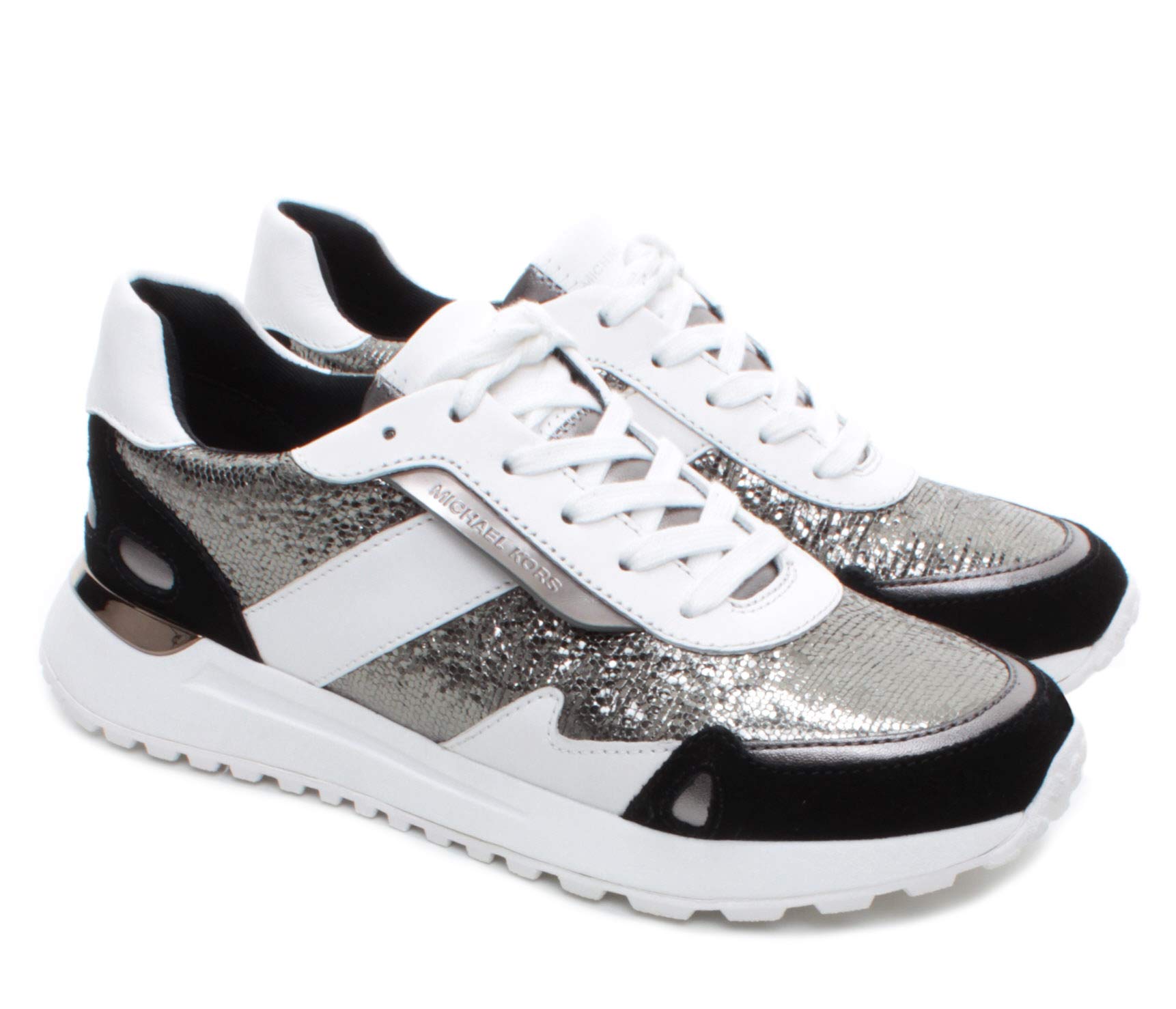 Michael Michael Kors Monroe Trainer Gunmetal/Black 7.5