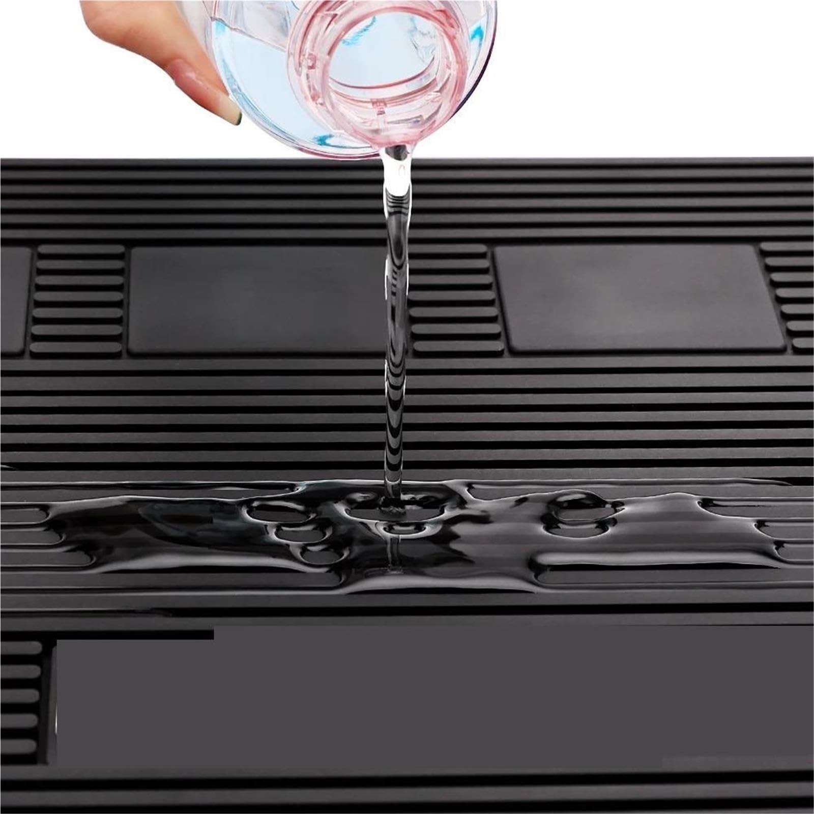 Tappetino per Barbiere Vassoio magnetico in morbido silicone da barbiere for parrucchiere, antiscivolo e impermeabile(48.5 * 31.5CM)