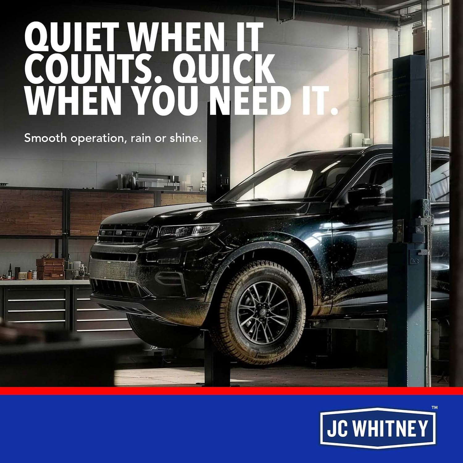 JC Whitney JFBAJCWWR00061 Front Left Power Window Regulator - Compatible with Hyundai Sonata 2011-2014