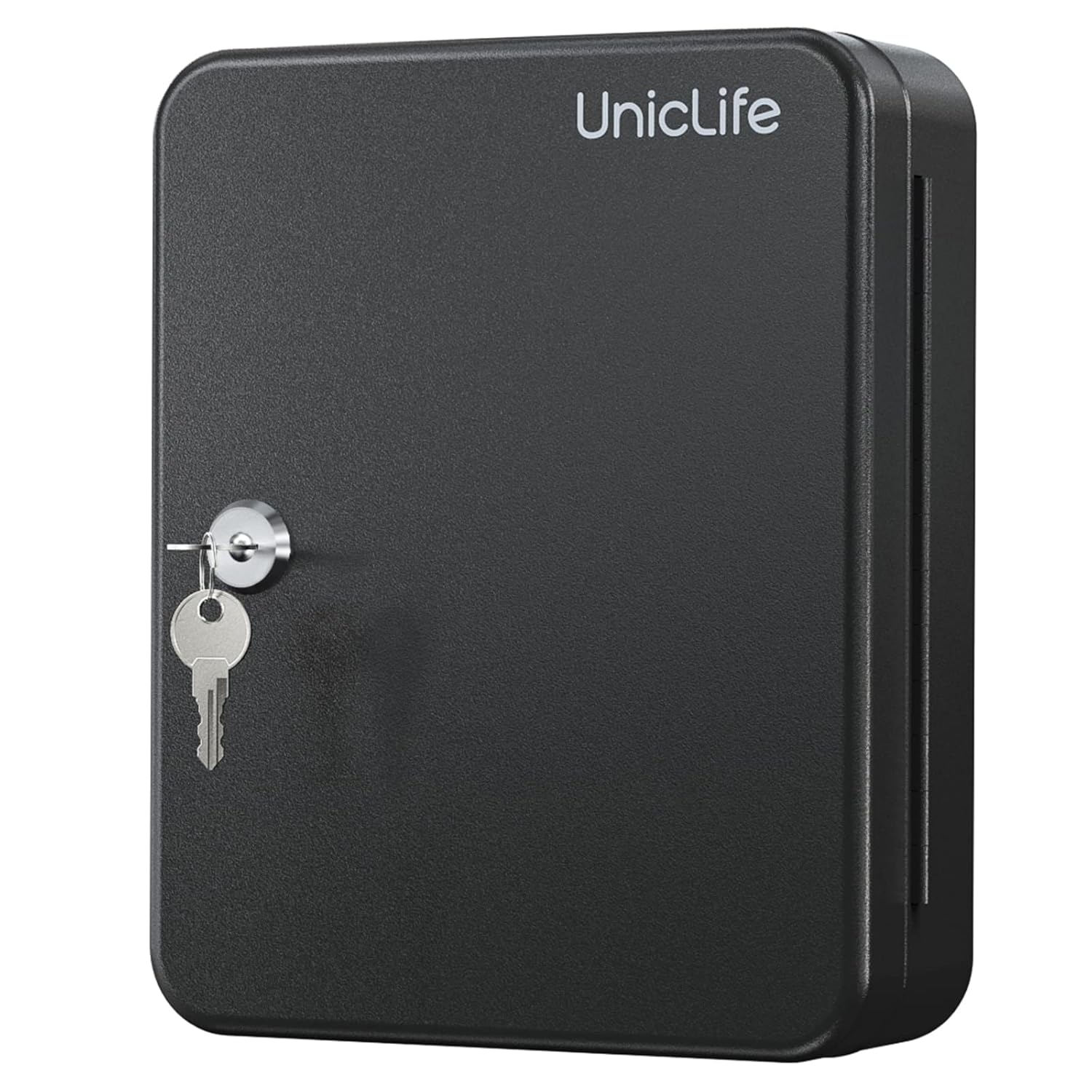 Uniclife 48 Key Steel Security Key Organizer Lock Box Black